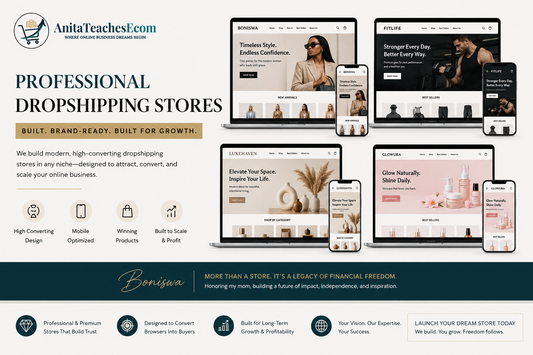Ready-Made Dropshipping Store + Online Training via Microsoft Teams